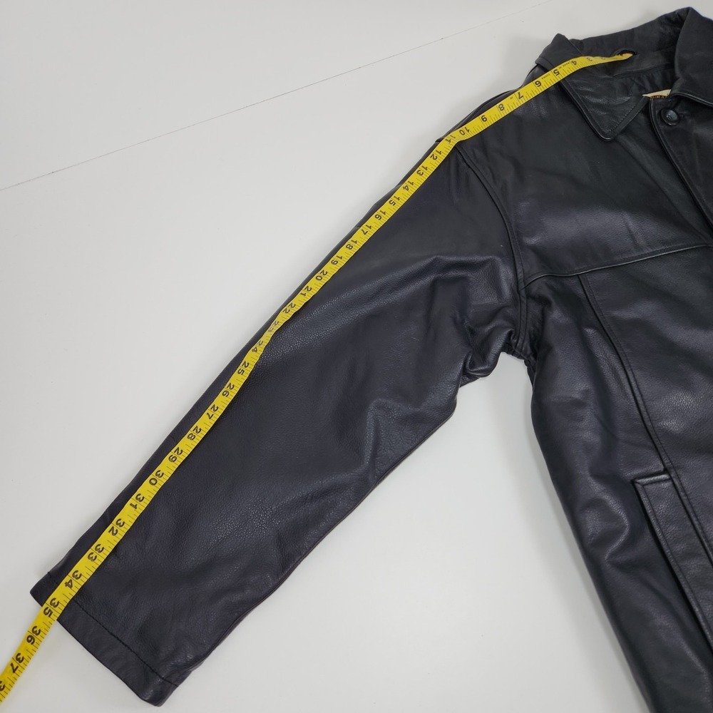 NWT North End Classic‎ Men's M Black Leather Jacket w/  Ezem™ System - Picture 16 of 16